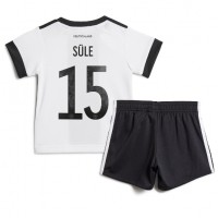 Dětský Fotbalový dres Německo Niklas Sule #15 MS 2022 Domácí Krátký Rukáv (+ trenýrky)